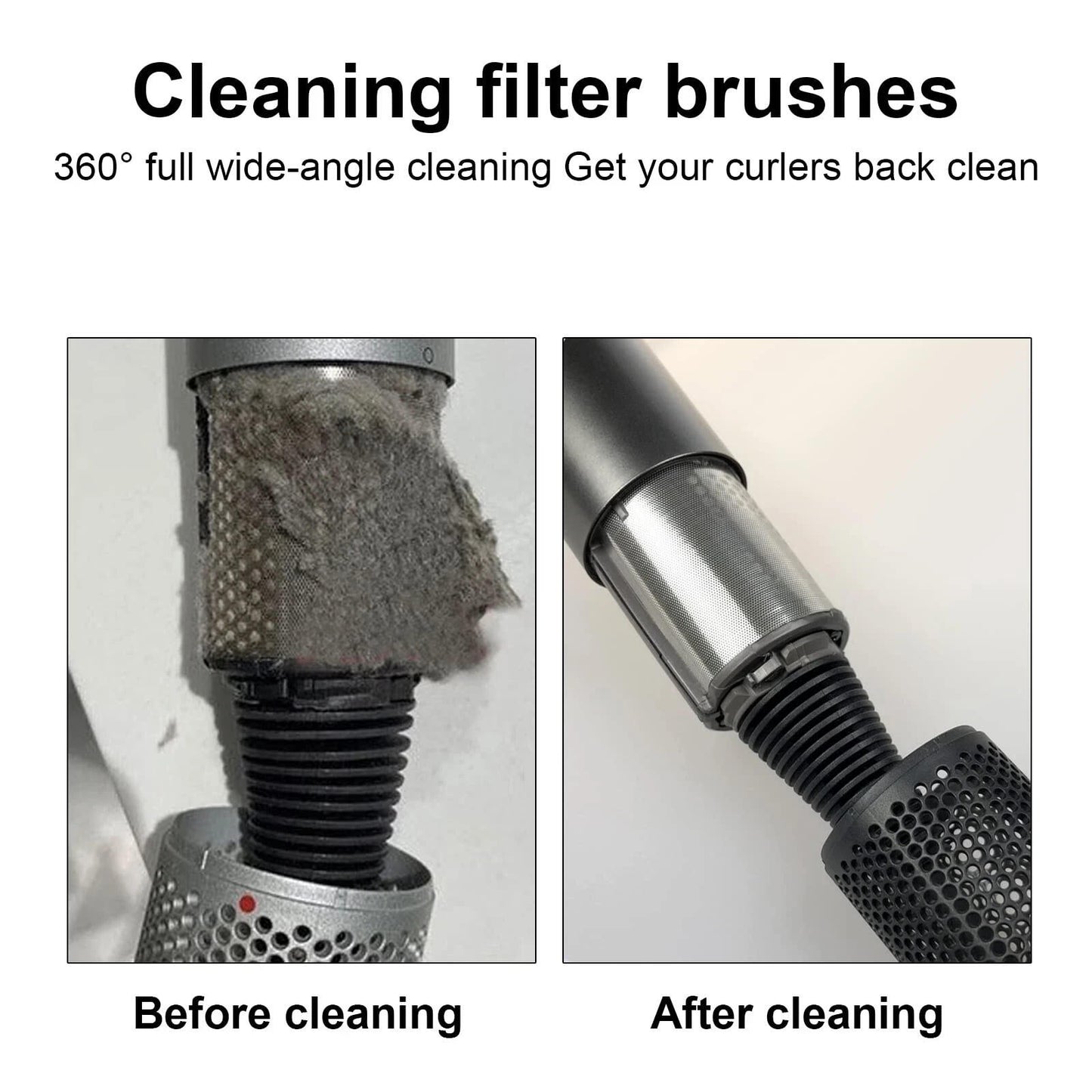 Open Box- Hair Dryer Filter Cleaning Brush Tool Filter Cleaner for Dyson