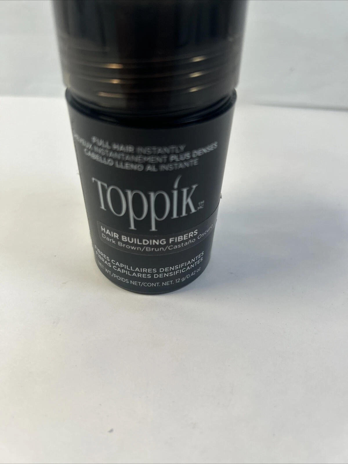 Openn Box-Toppik Hair Building Fibers, 0.42oz, Dark Brown (Unsealed)