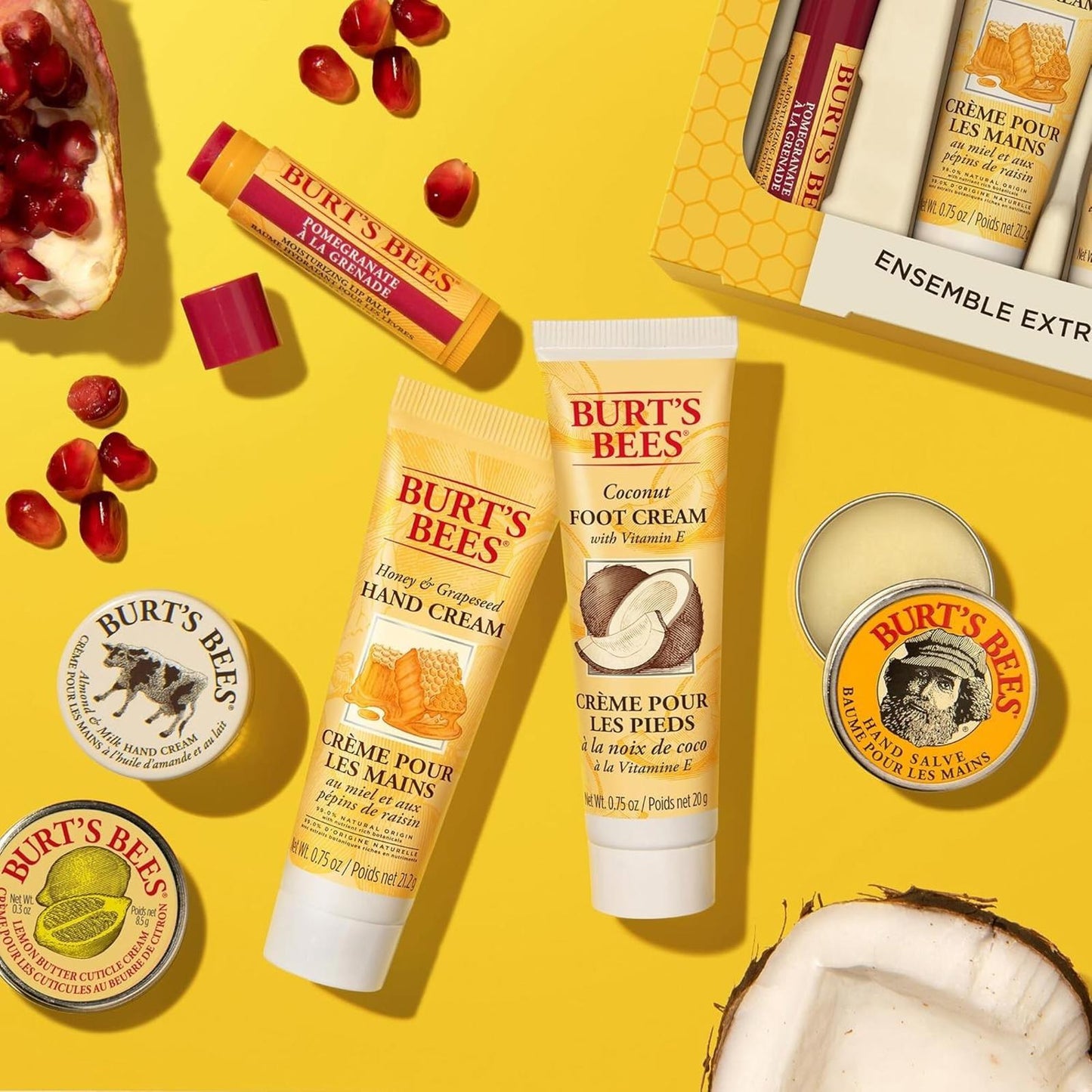 Burt's Bees - Tips and Toes Set, 6 Travel Size Products ( box slightly dented)