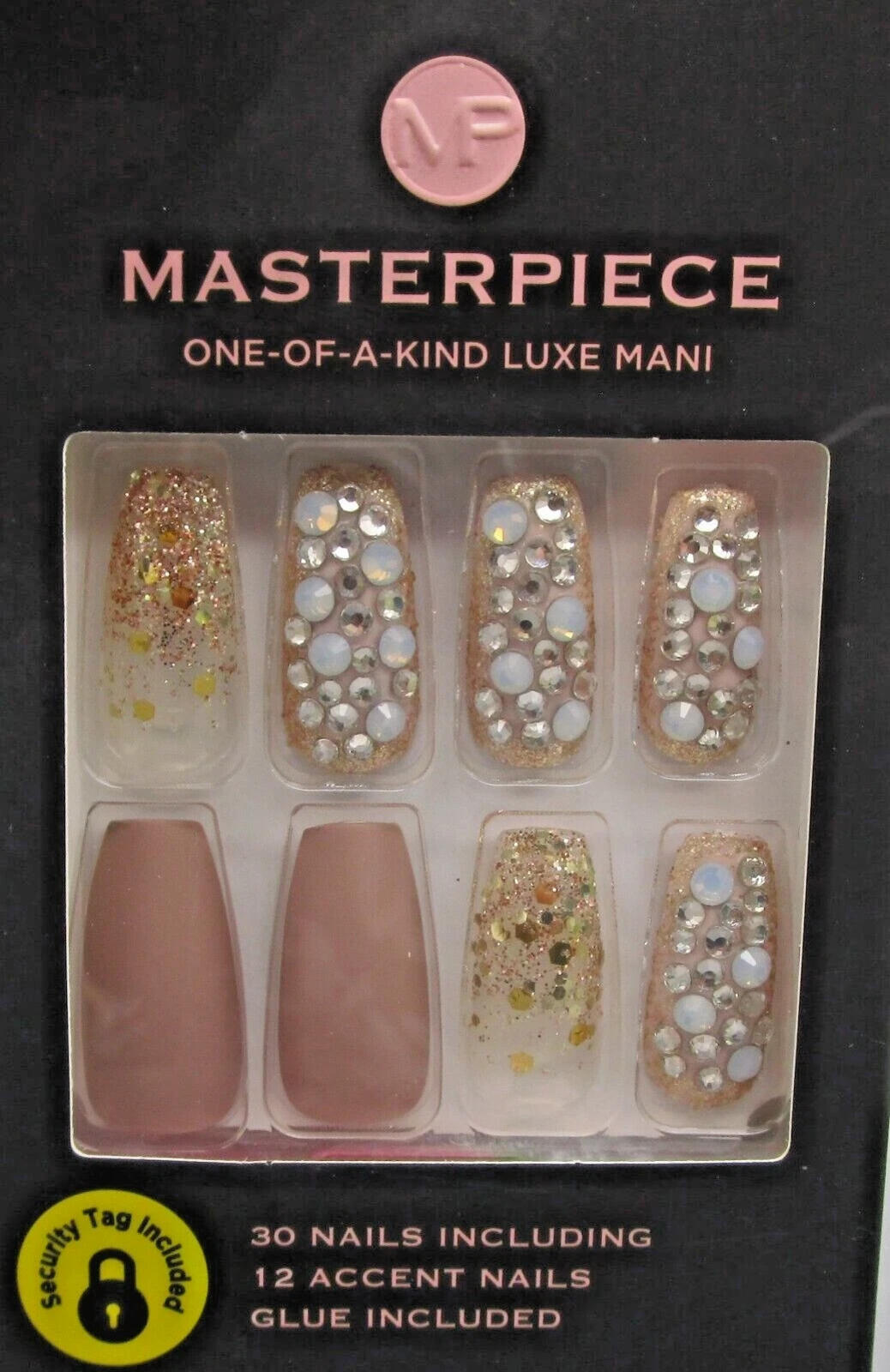 ** KISS~Masterpiece One-Of-A-Kind Luxe Mani Press-On Nails (slight box damage)