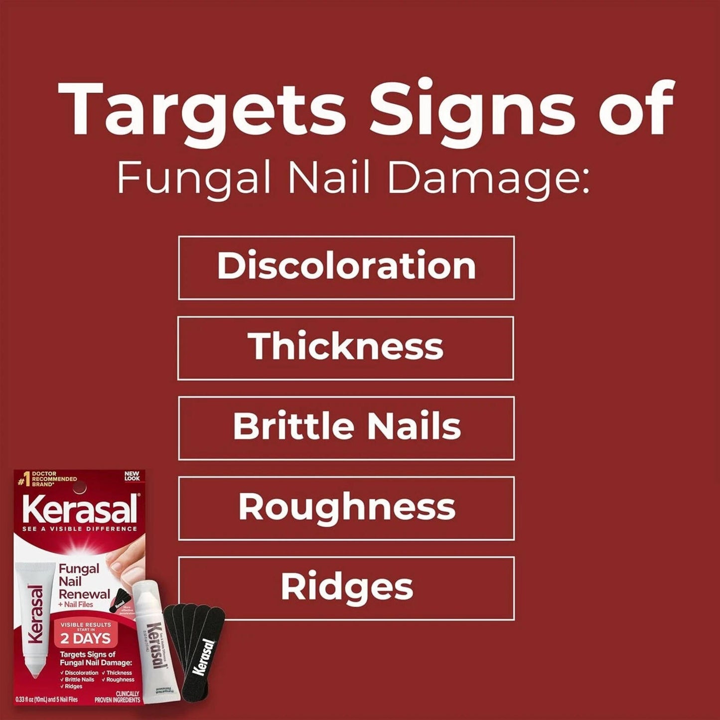 ** Kerasal Nail Renewal and Nail File Combo Pack