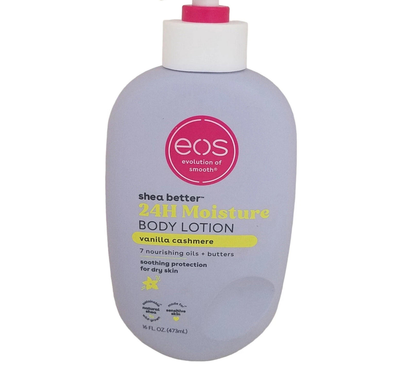 EOS Shea Better 24H Moisture Body Lotion VANILLA CASHMERE 16 fl oz BROKEN PUMP