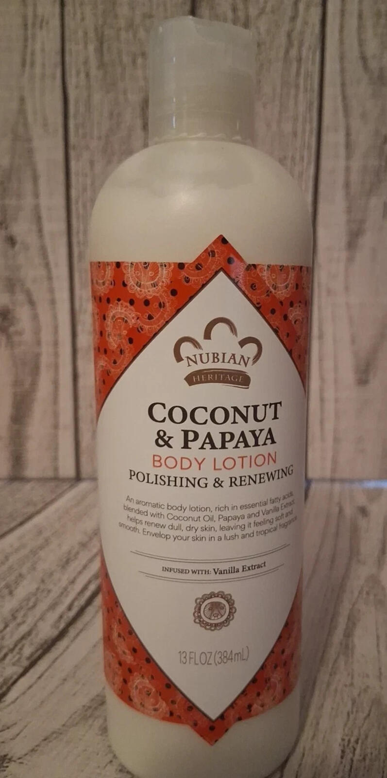 **  Nubian  Body Lotion Coconut and Papaya For Dry Skin (13 fl oz)