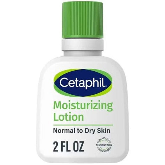 Travel Size Bottles Cetaphil Moisturizing Lotion, Fragrance Free, 2 oz (6 pack)