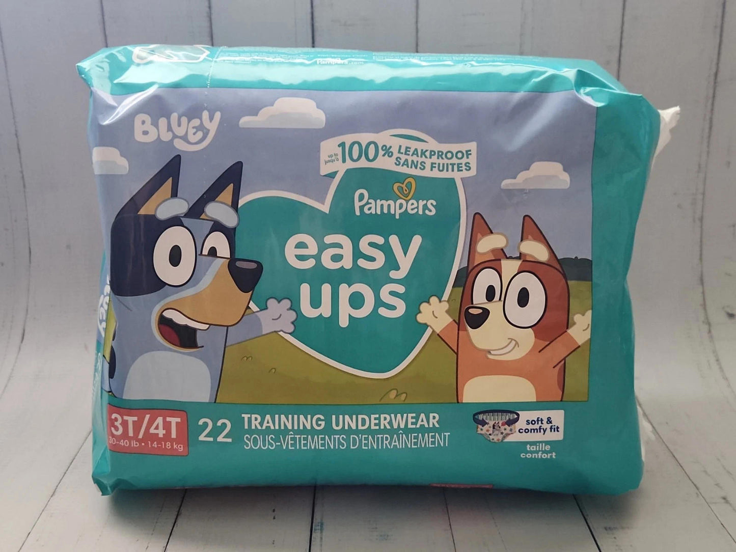 ** Pampers Training Pants - Easy Ups Boys & Girls Bluey - Size 3T-4T, 22 Count,