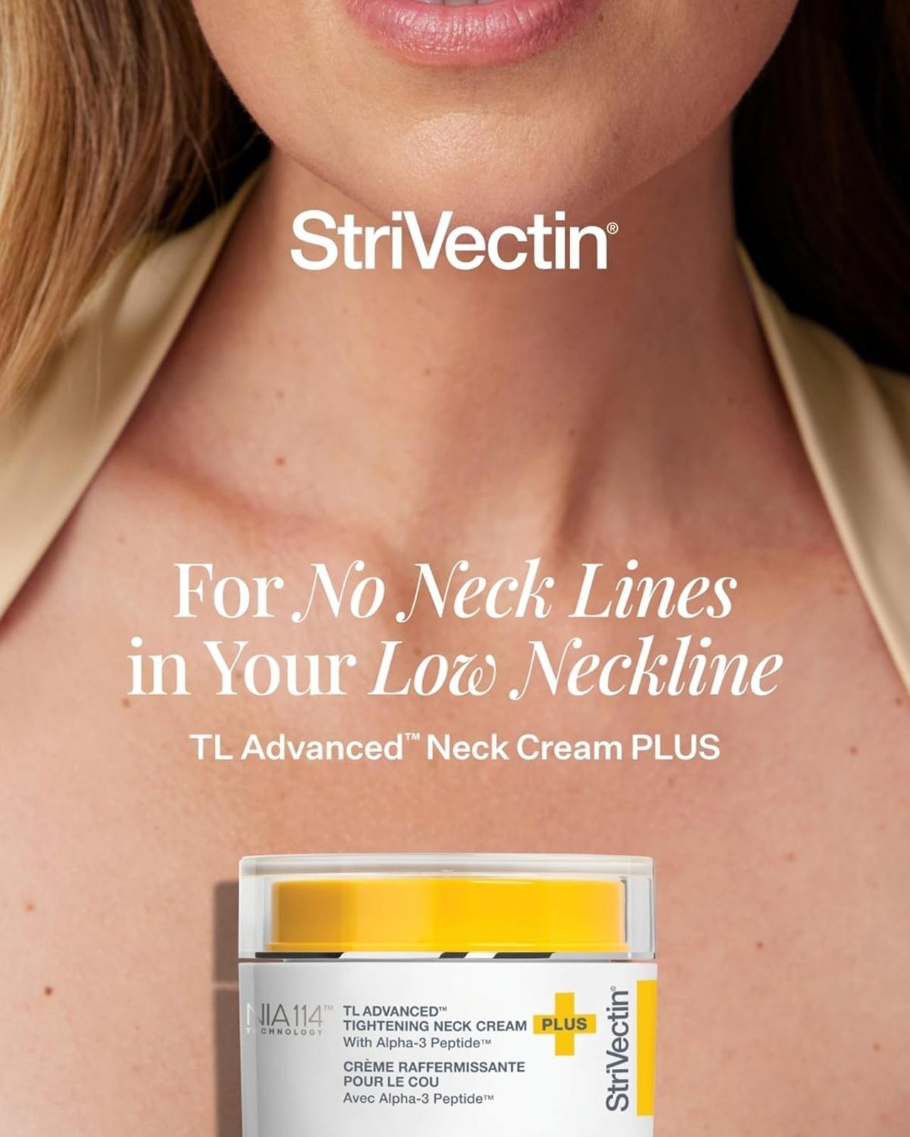 ** One time used - StriVectin Tighten and Lift Advanced Neck Cream PLUS, 1.0 oz