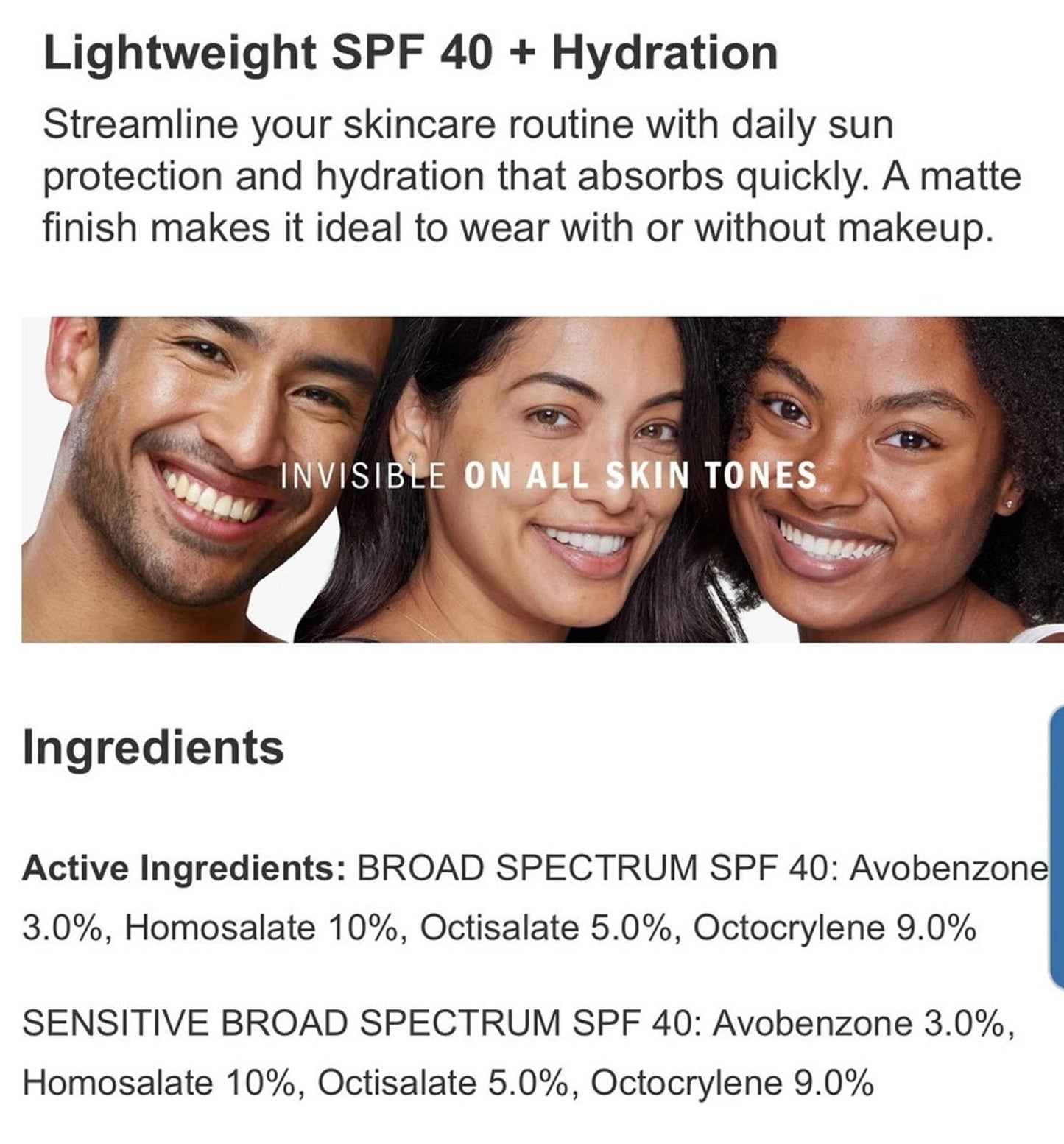 New without box- Olay, Complete+ Daily Moisturizer with SPF 40 Sensitive, 6 oz
