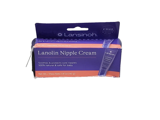 ** Lansinoh Lanolin Nipple Cream (1.41 oz)- exp 07/2028