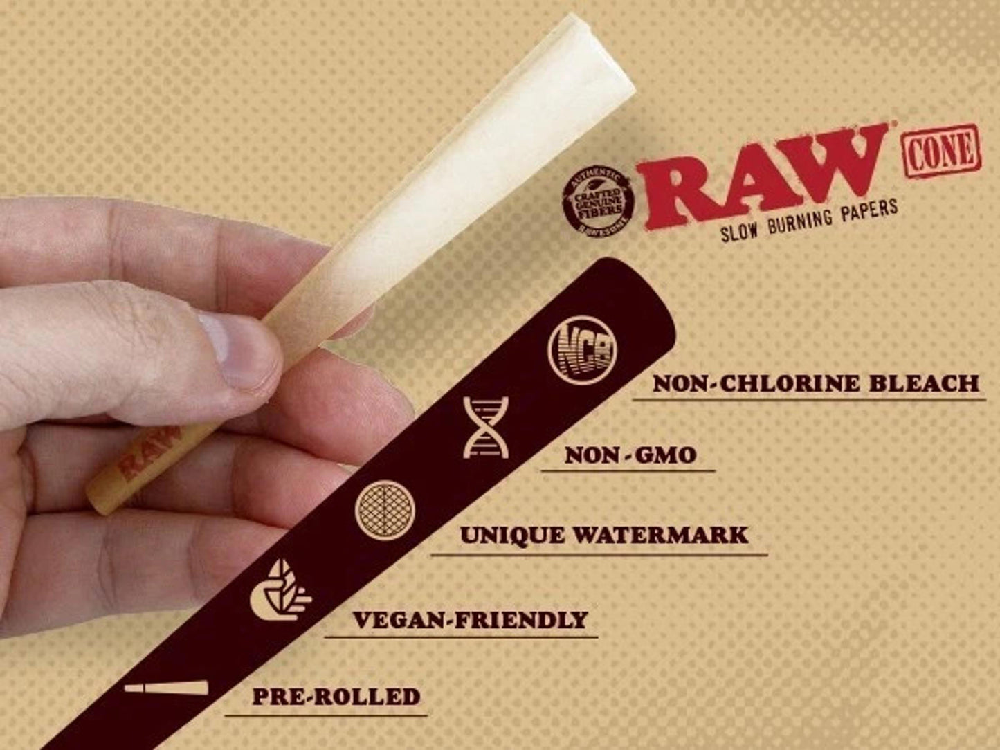 ** Raw Black Organic King Size Rolling Papers (10 pack) (32 ct each)