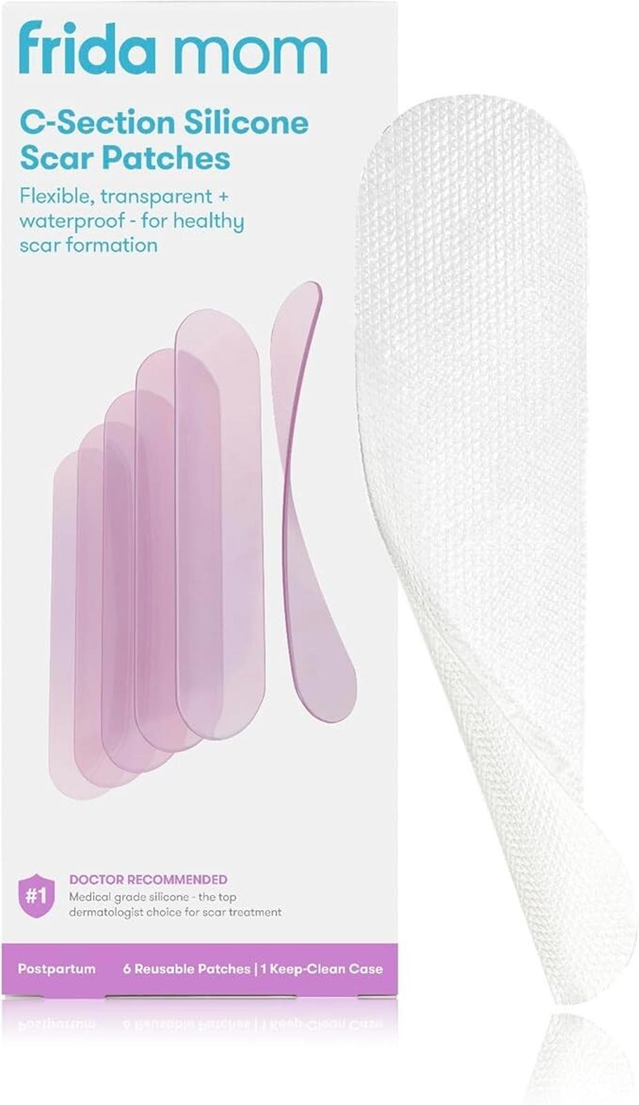 **Frida Mom C-Section Silicone Scar Patches, Reusable (Box damage)
