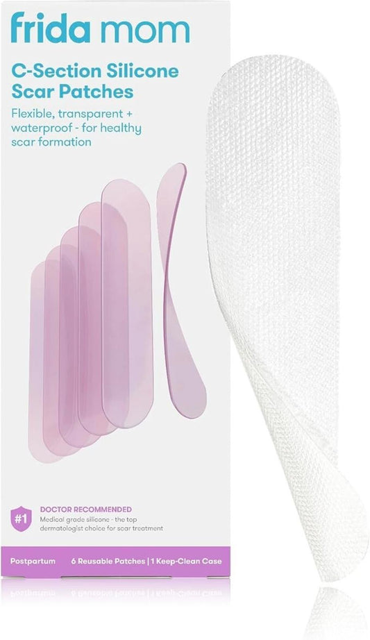 **Frida Mom C-Section Silicone Scar Patches, Reusable (Box damage)