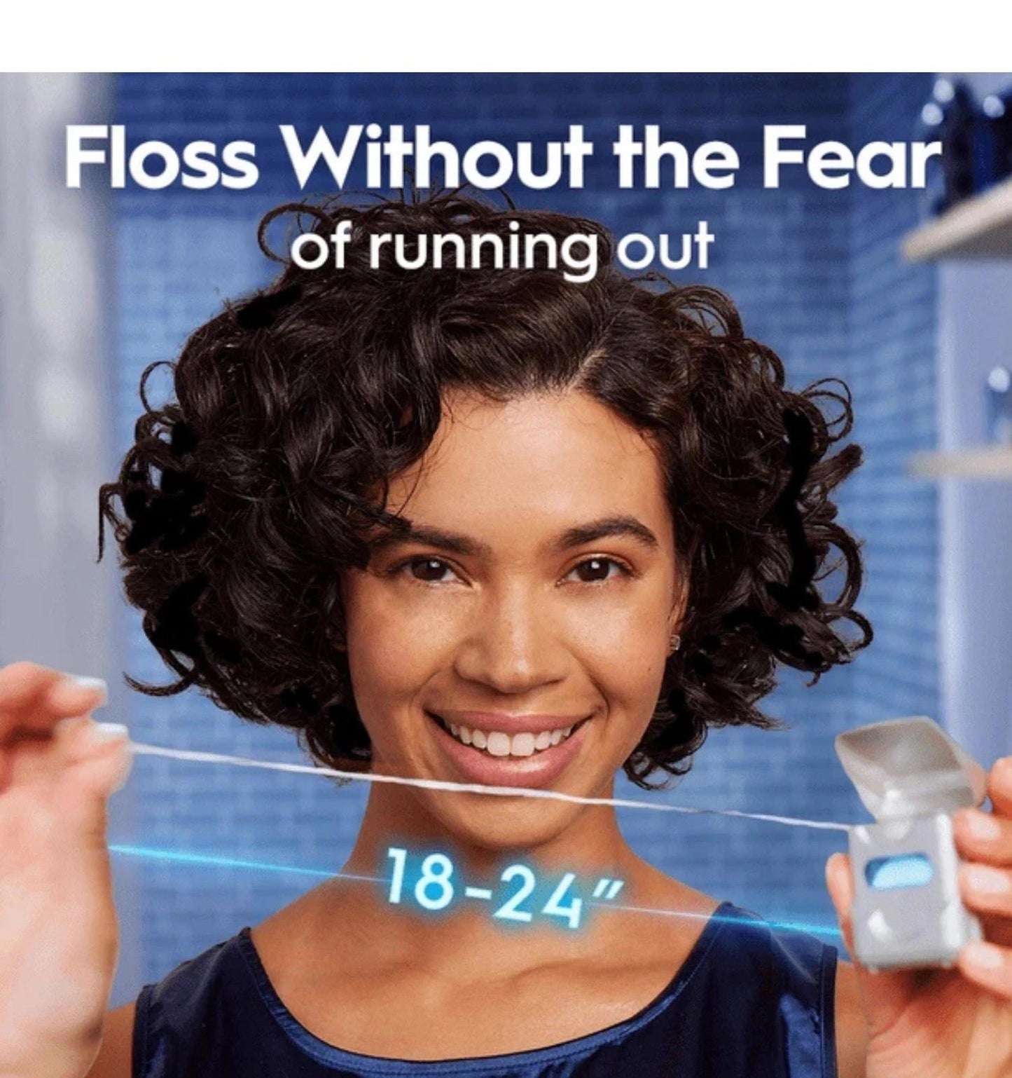 Open Box - Oral-B Comfort Plus Glide Dental Floss Pack, Mint, 3 Count