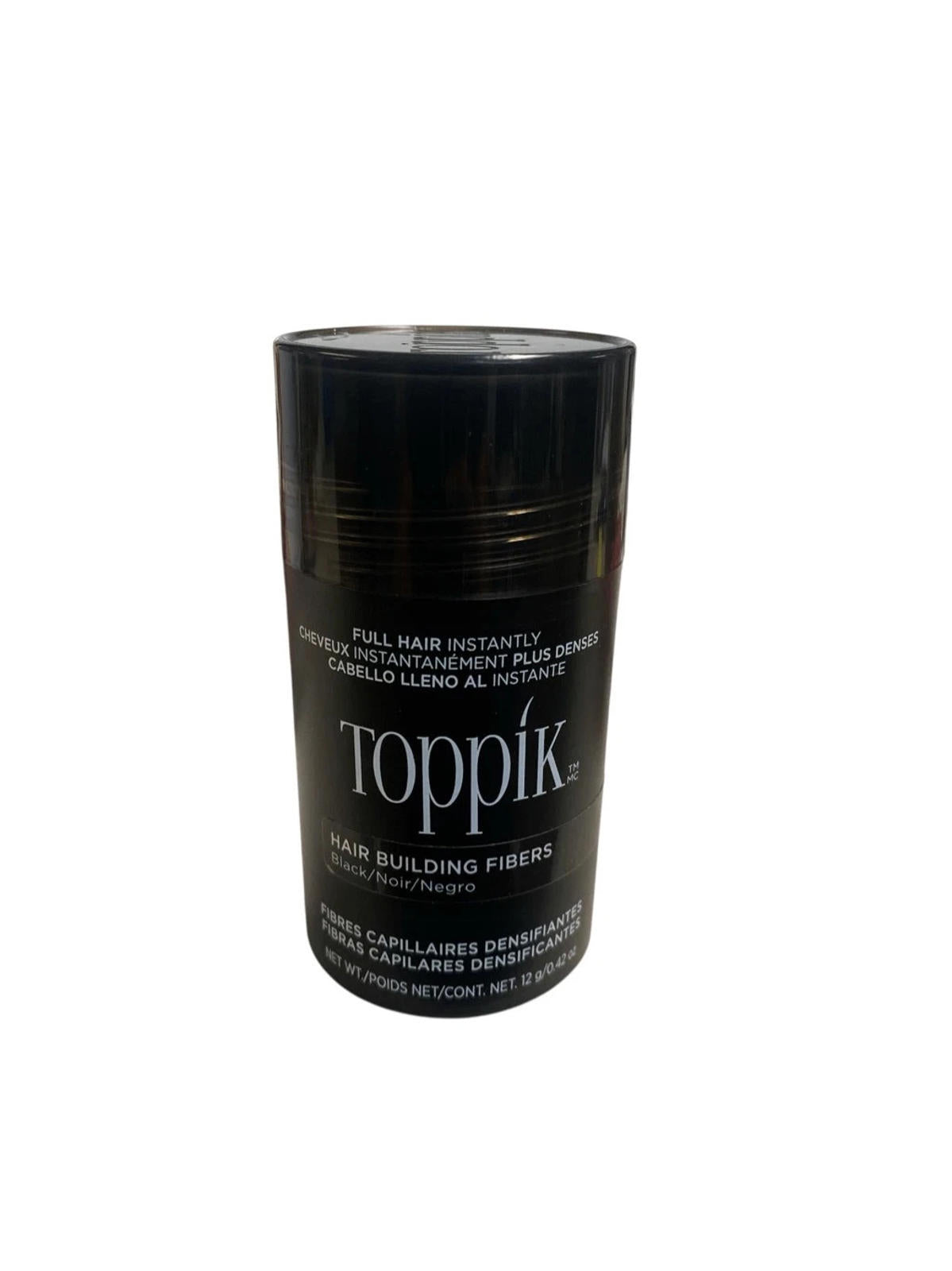 One time used - TOPPIK Hair Building Fibers, Black, 0.42 Ounce