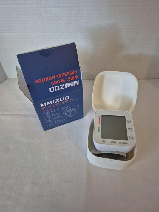 ** Used one time- MMIZOO Wrist Blood Pressure Monitor Large LCD Display