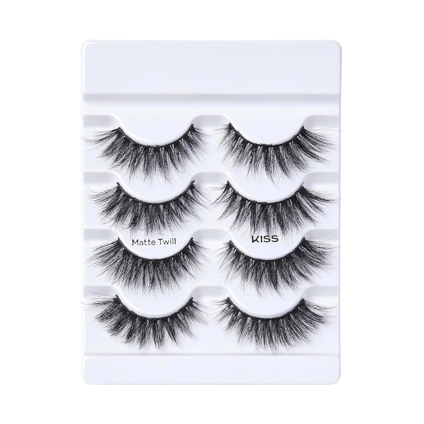 Open Box- KISS Lash Couture 3D Matte False Eyelashes, 'Matte Twill', 14 mm
