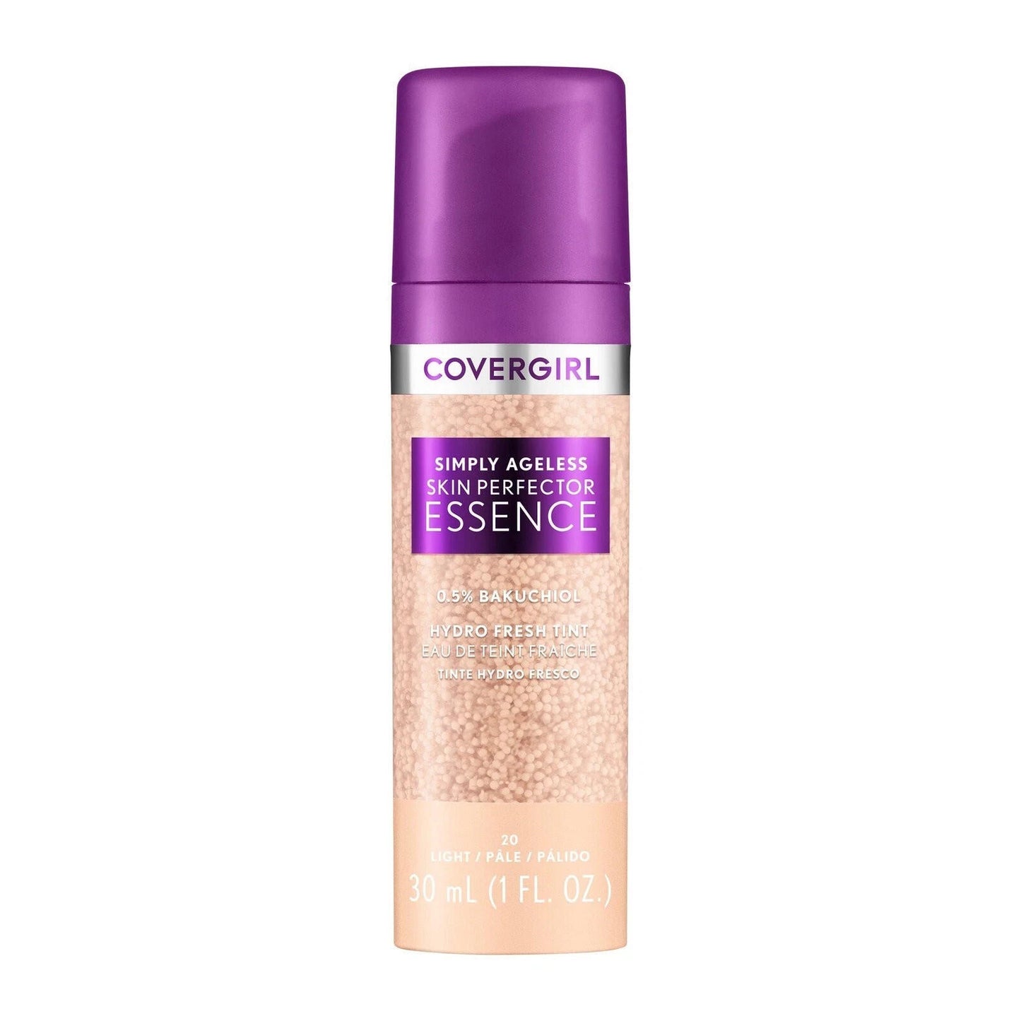 Gently tested- COVERGIRL Simply Ageless Skin Perfector Essence, Light 20, 1 oz