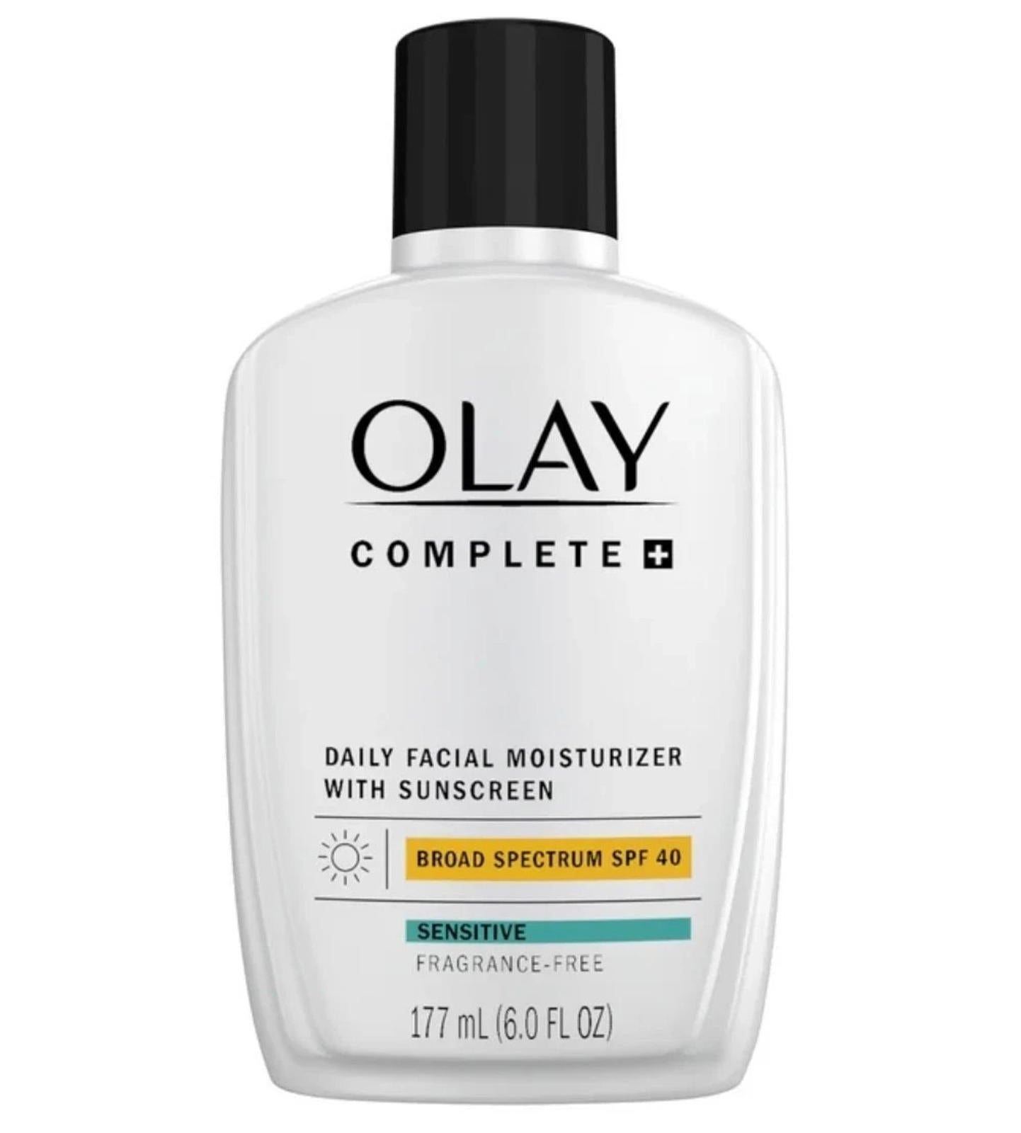 New without box- Olay, Complete+ Daily Moisturizer with SPF 40 Sensitive, 6 oz