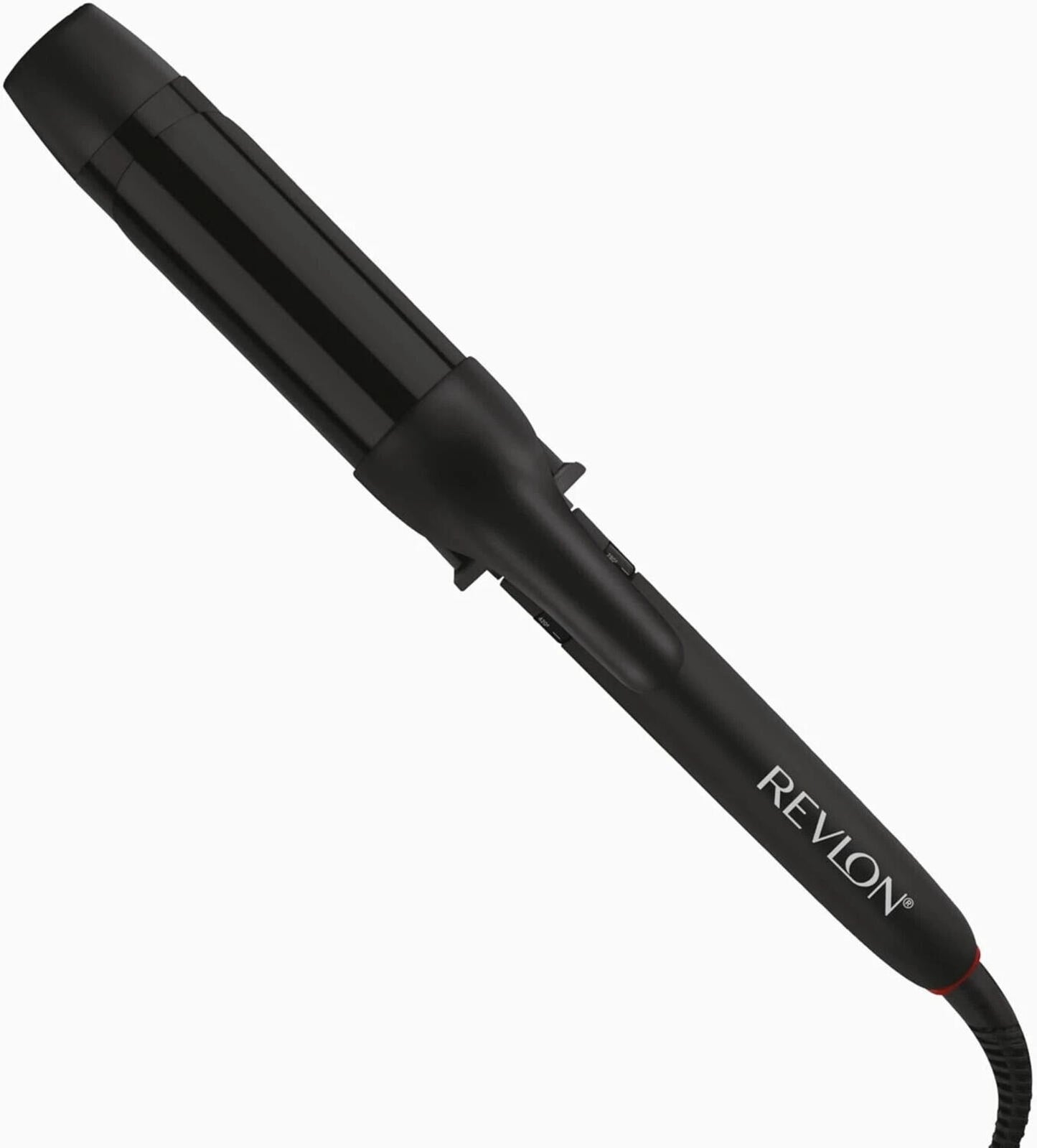 Open Box- REVLON SmoothStay CoconutOil Infused Hair Curling Iron Barrel  1 1/2"