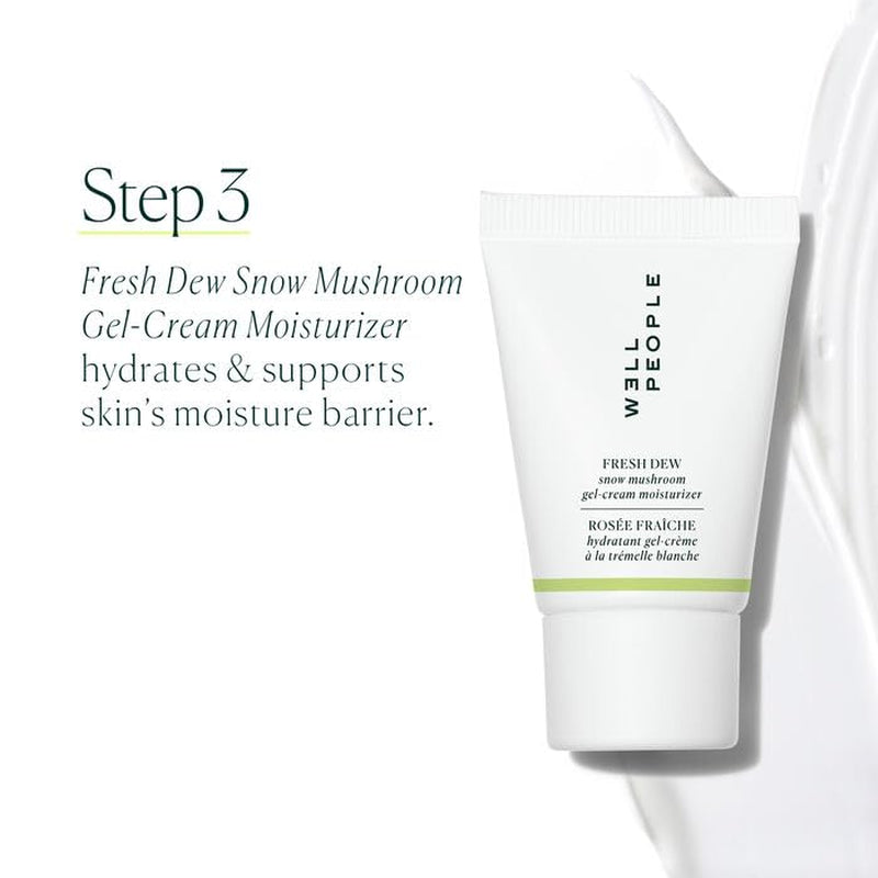 Well People Plant Power Skincare Starter Mini Set, Step-By-Step Skincare Kit for Cleansing, Hydrating, Exfoliating & Nourishing, Vegan & Cruelty-Free