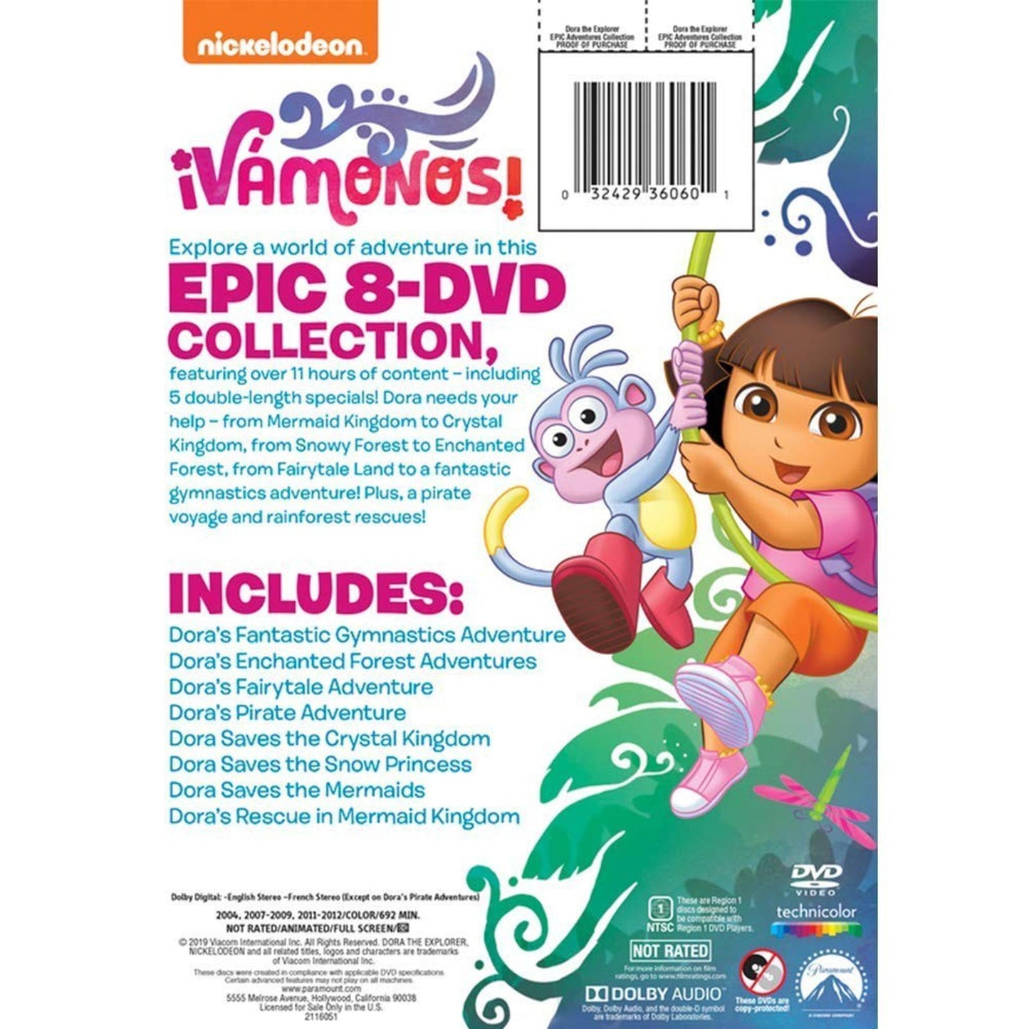 Dora the Explorer: The Epic Adventure Collection DVD
