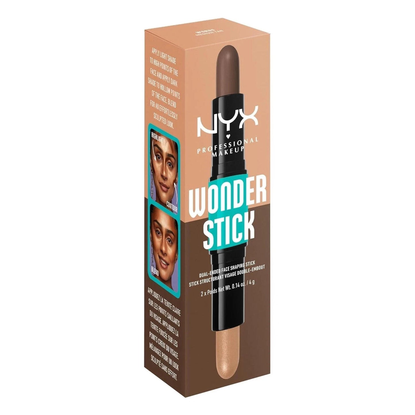 Gently tested- NYX PROFESSIONAL MAKEUP Wonder Stick, Medium