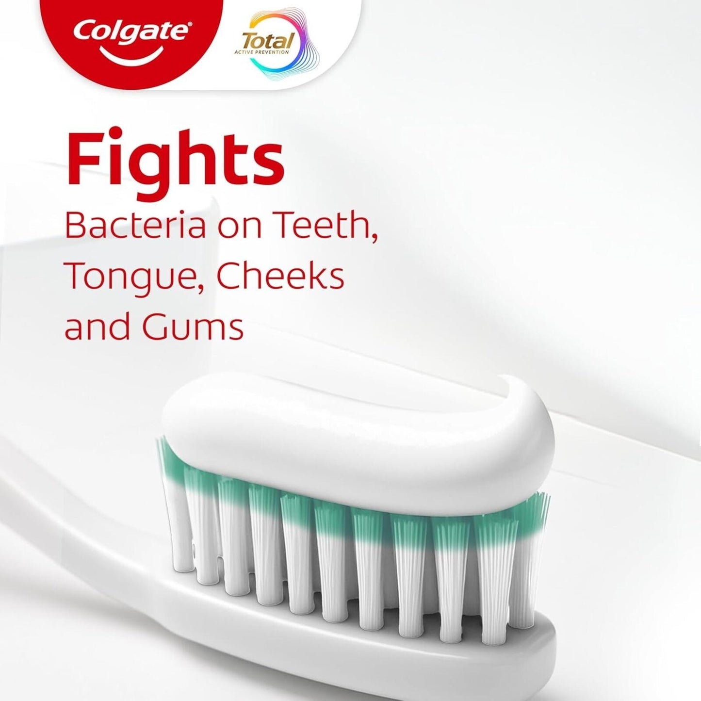 Colgate Total Anticavity Toothpaste Gel, Whitening, Mint, 5.1oz (4 PACK)