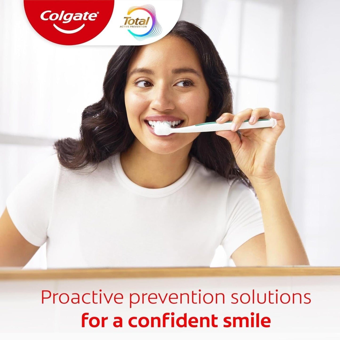 Colgate Total Anticavity Toothpaste Gel, Whitening, Mint, 5.1oz (4 PACK)