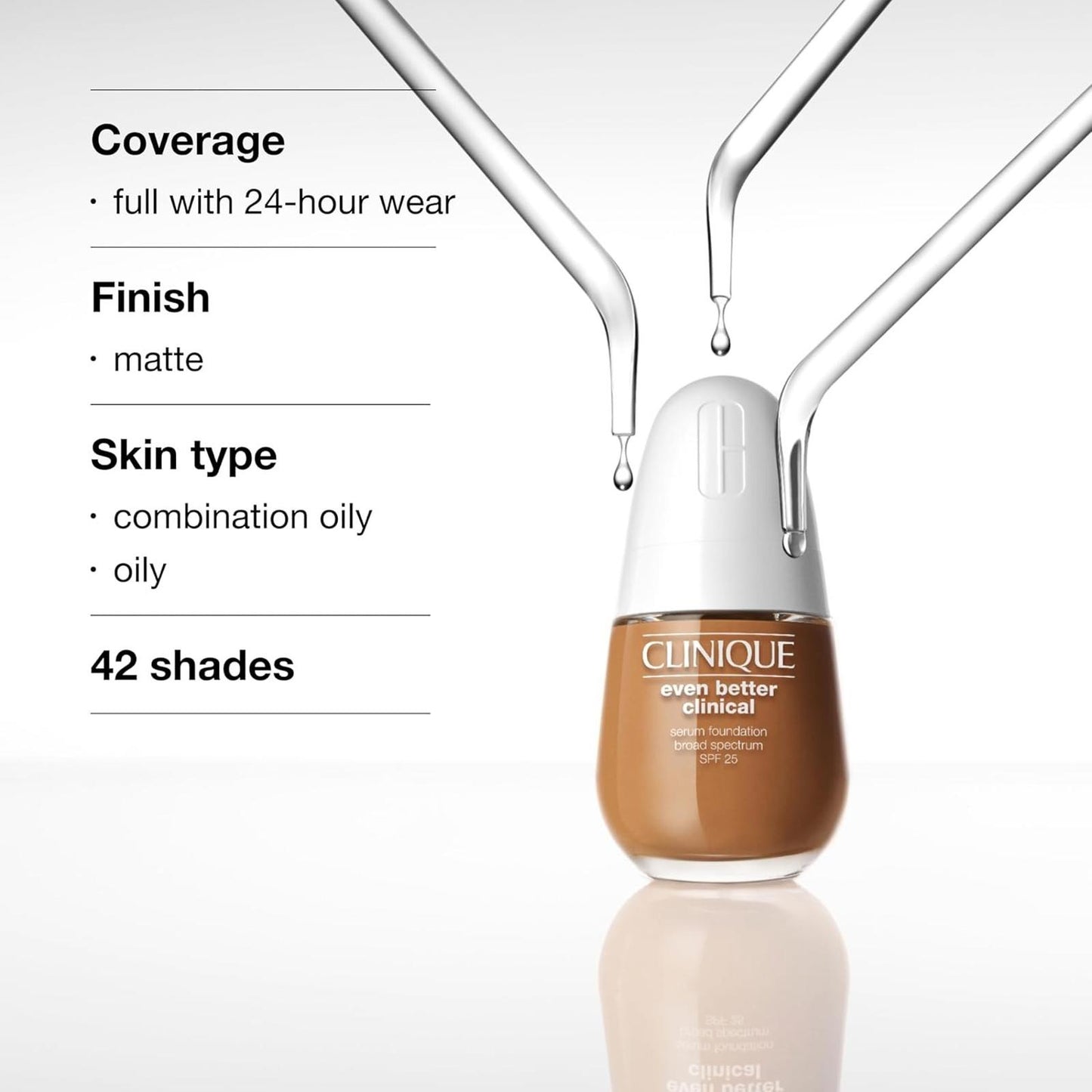 ** Clinique Even Better Clinical Serum Full Coverage Foundation- Vanilla CN70
