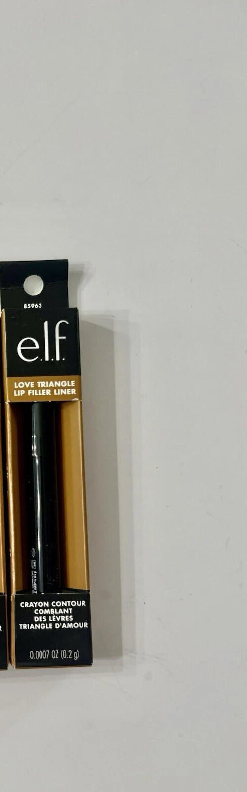 Open Box- e.l.f. Love Triangle Lip Filler Liner, Lipliner Pencil -Deep Brown