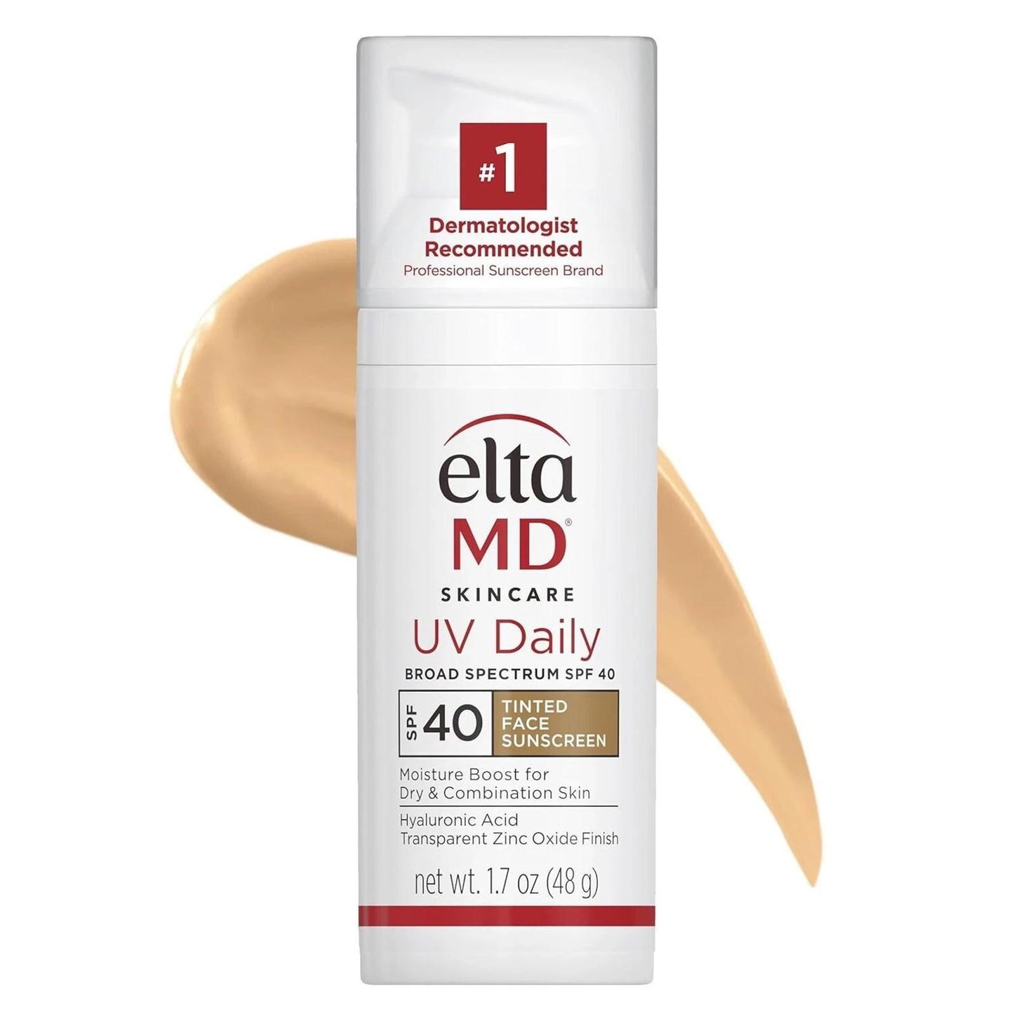 ** Gently tested- EltaMD UV Daily SPF 40 Tinted Face Sunscreen,1.7 oz (Exp 10/26
