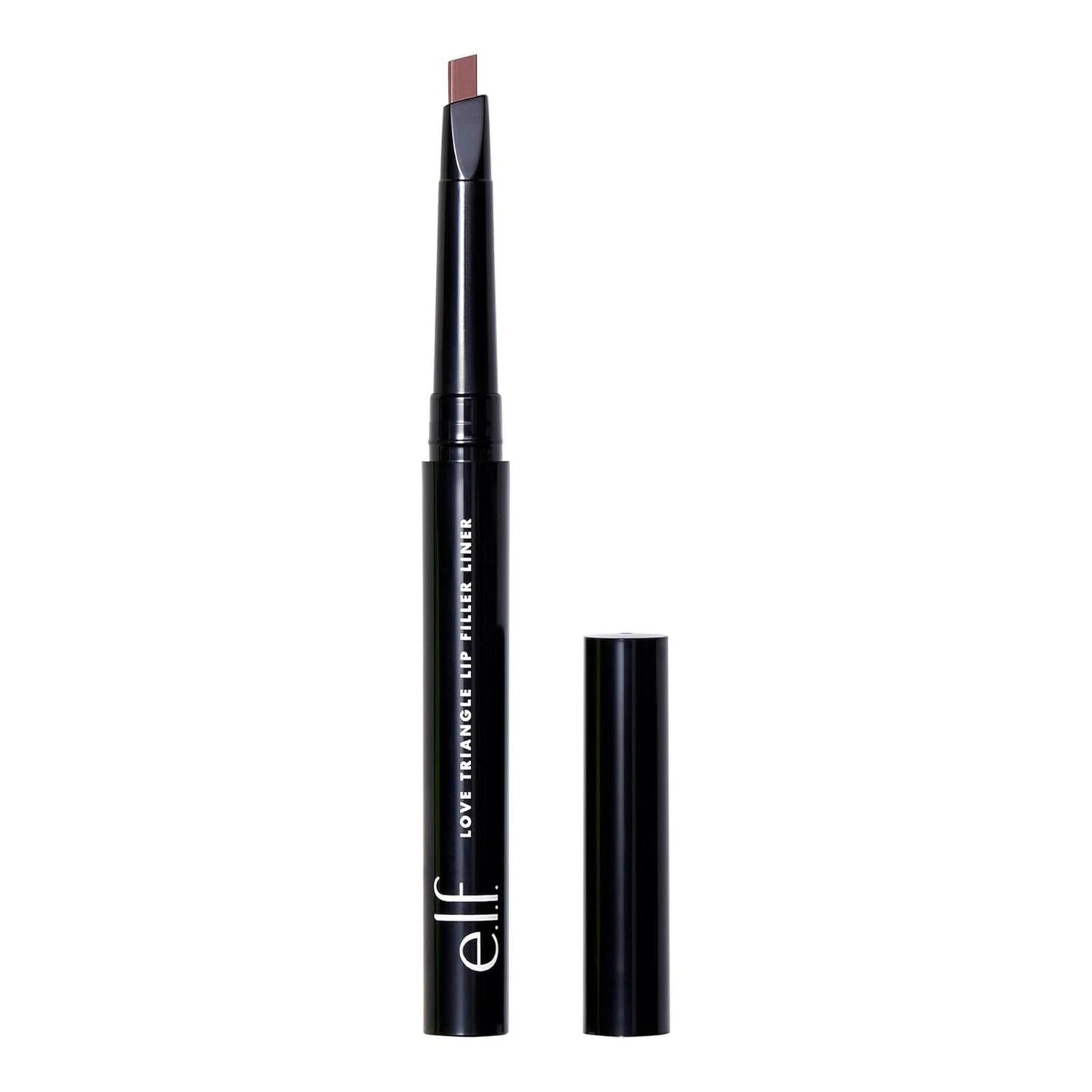 Open Box- e.l.f. Love Triangle Lip Filler Liner, Lipliner Pencil -Deep Brown