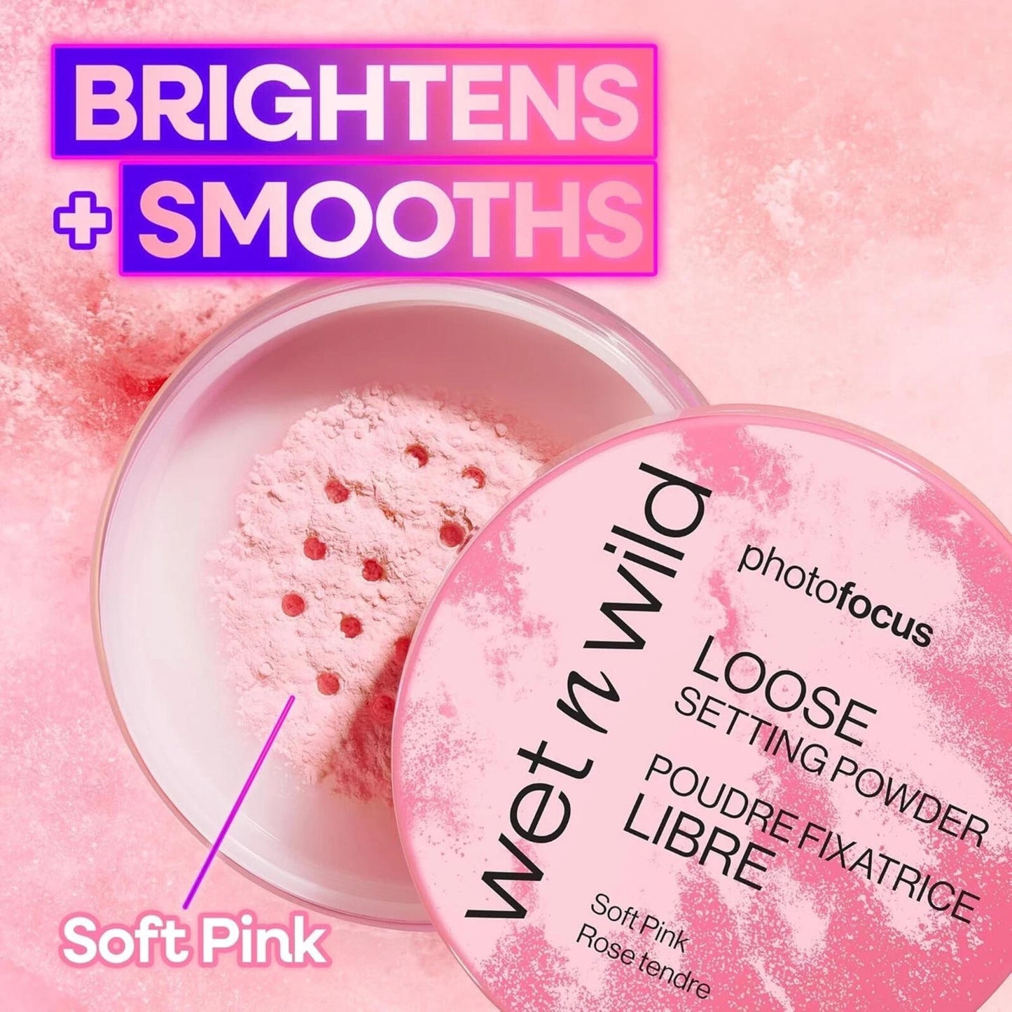 ** wet n wild Photo Focus Loose Setting Powder, Soft Pink