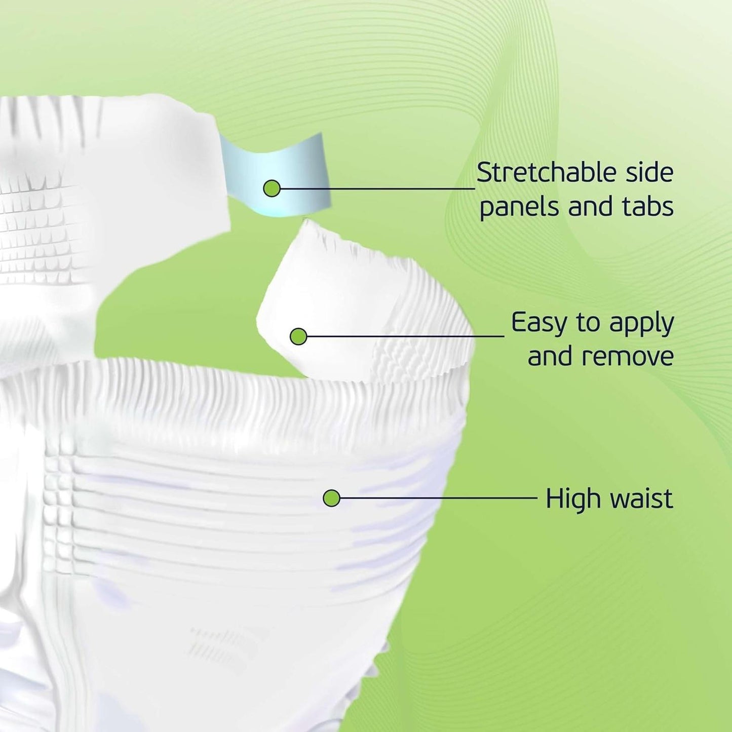 ** Open Box- 4-5xl Adult Diapers for Women and Men - 8 ct