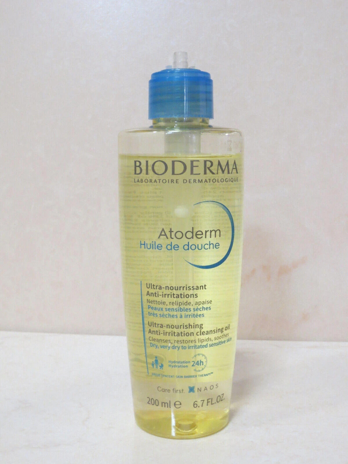 Bioderma Ultra-Nourishing Anti-Irritation Cleansing Oil 6.7 Oz (broken pump)