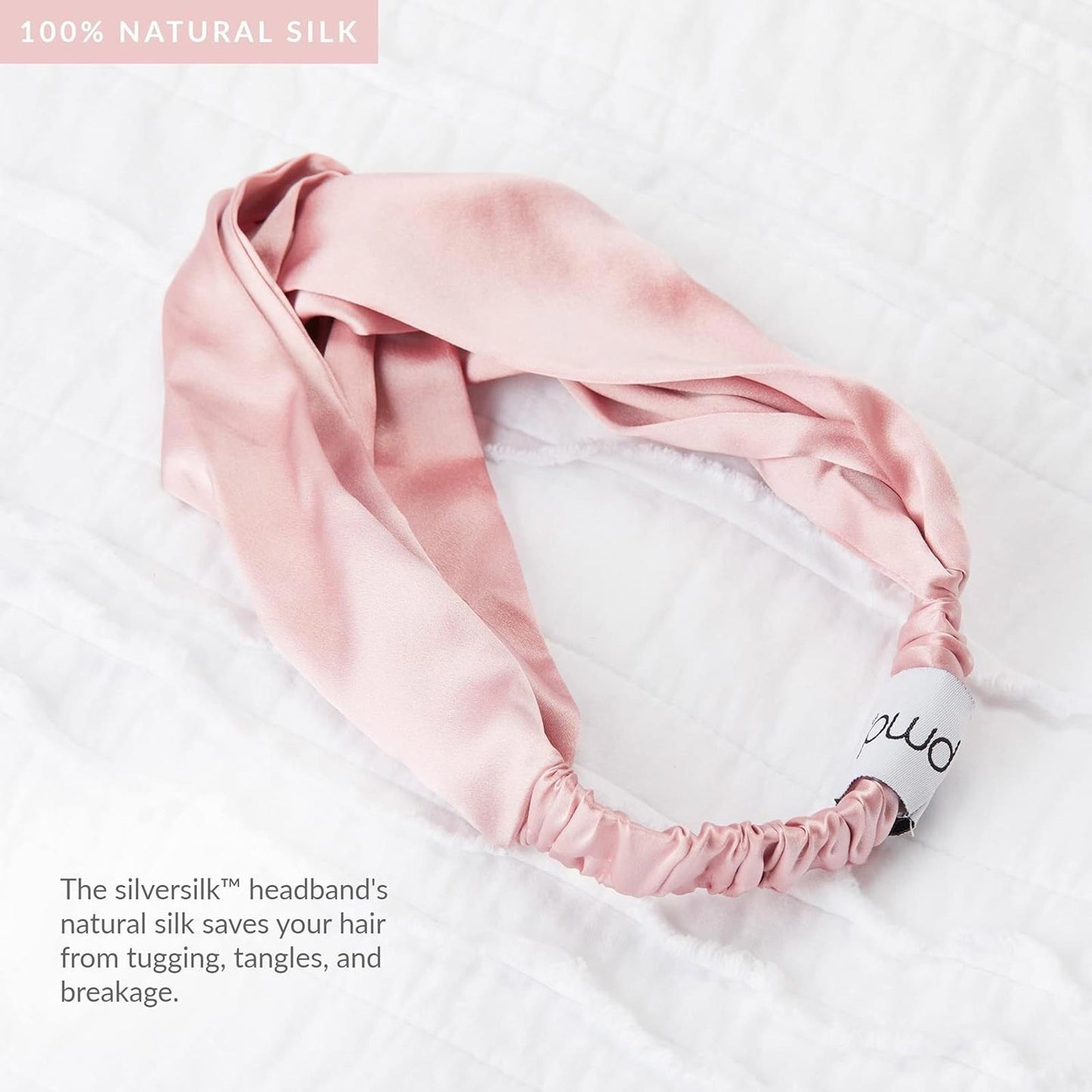 PMD Silversilk Headband, Rose