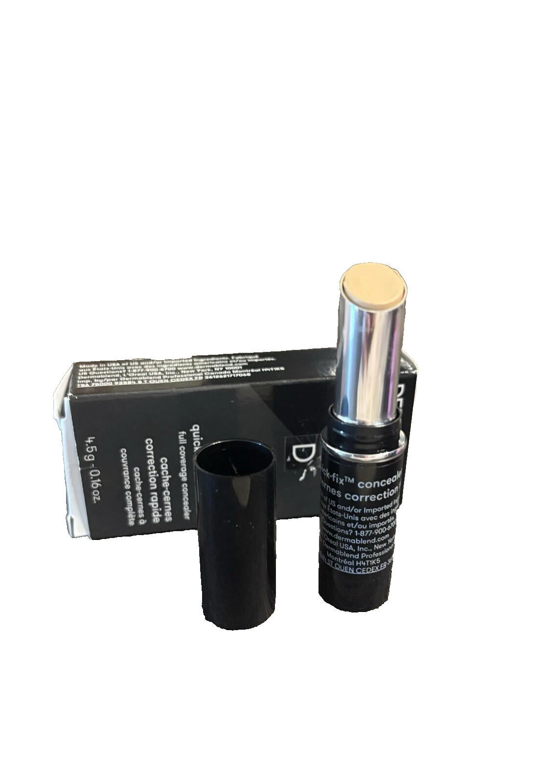 Gently tested- Dermablend Quick Fix Full Coverage Cream Concealer Stick , Ivory